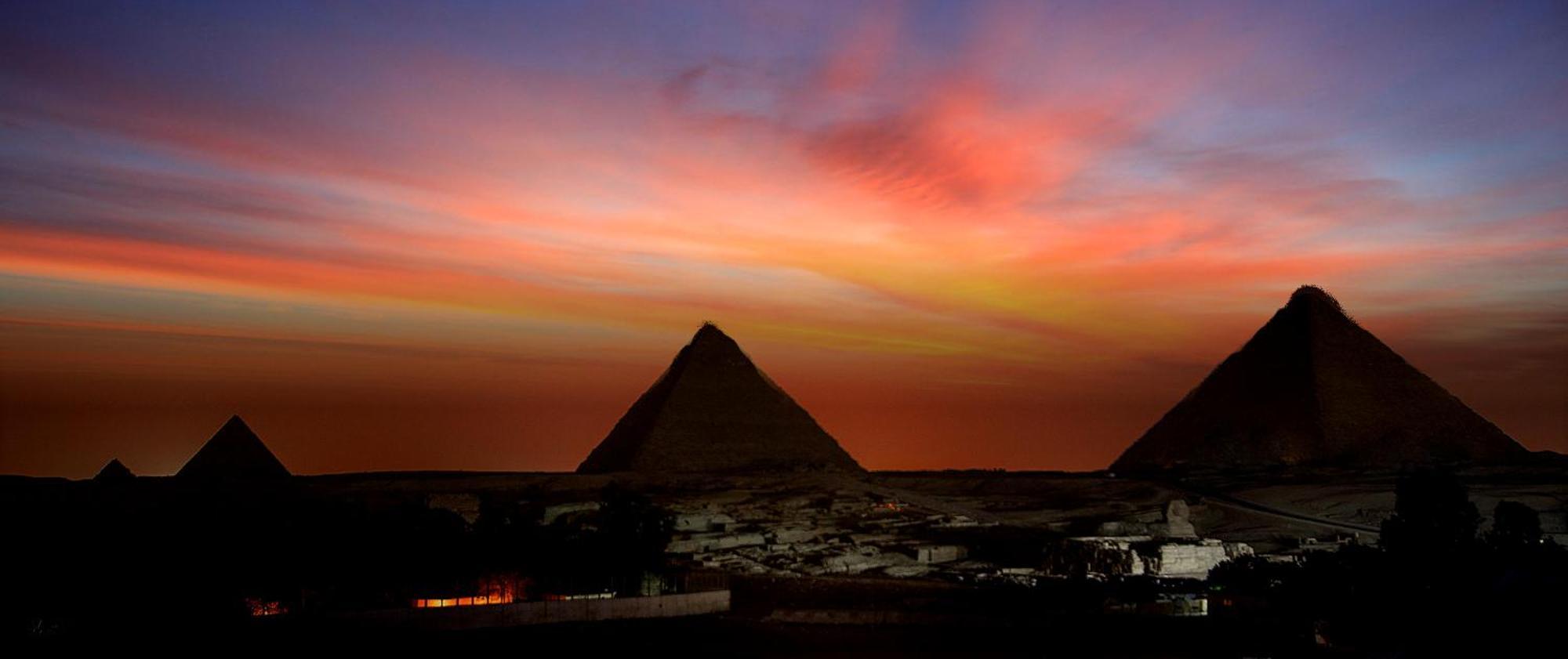 Anubis Kingdom Pyramids Hostel Kafret el-Gabal Kültér fotó
