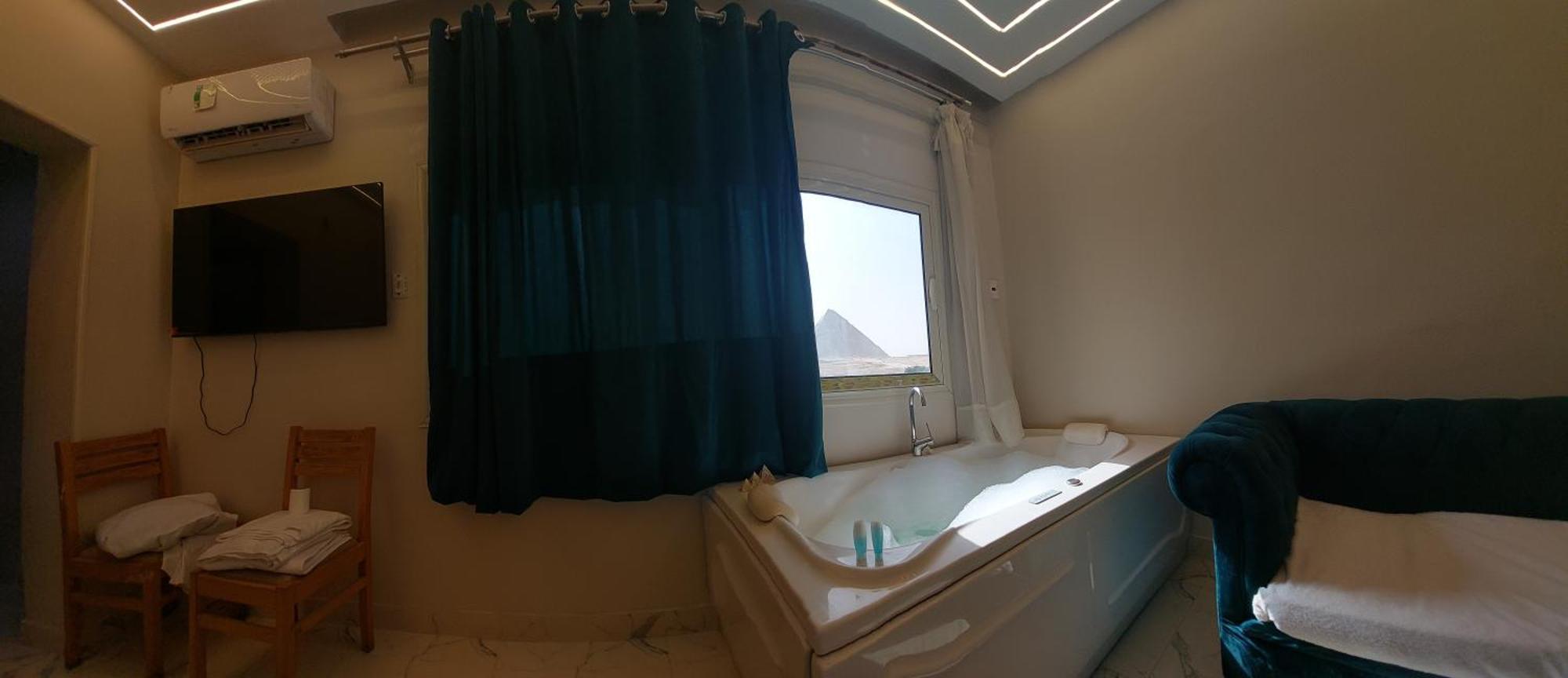 Anubis Kingdom Pyramids Hostel Kafret el-Gabal Kültér fotó