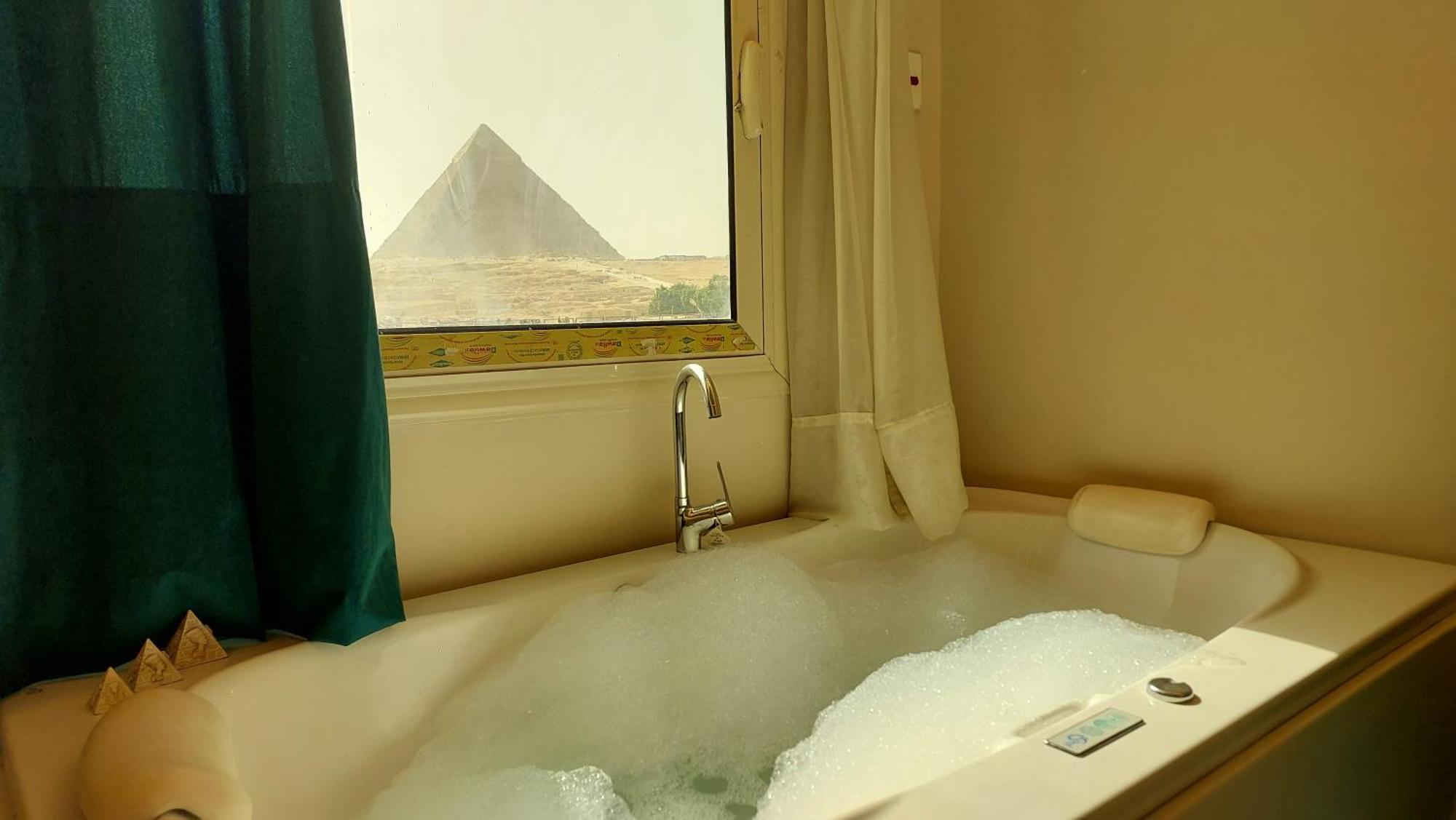Anubis Kingdom Pyramids Hostel Kafret el-Gabal Kültér fotó